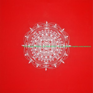 H.: 1m Br.: 1m T.: 1.7 cm Leinwand Acryl-Zeichnung Hintergrund: Rot silberne und weiße Ornamente Schwingt in der Frequenz der positiven Erneuerung. Und unterstützt die Absicht und den Prozess der Aktivierung der Erneuerung und Neuausrichtig zu dem vollkommenen Leben und die Wunscherfüllung der persönlichen Herzensträume. So... wir es wünschen, wählen und aus dem tiefsten unseres Herzens ENTSCHEIDEN ist die Zeit des Leidens vorbei. Wir Alle sind geboren um glücklich zu sein! Und es ist unser Urrecht in Fülle, Frieden, Gesundheit, Freiheit und Freude zu leben. Alles Andere...alle "wenn's" und "aber" sind Illusion und das Vergessen... In der Wirklichkeit gibt es keinerlei Begrenzung... In der Wirklichleit ist ALLES ist möglich... Im Einklang mit dem Ganzen...und dem planetaren Grundgesetz des freien Willens... werden die Wunder geschehen... Medial-Energie- und Heilbilder ersetzten nicht die Diagnose, Behandlung oder Verordnung des Arztes, Therapeuten oder Heilpraktikers.